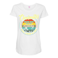 Clearwater Beach Florida   Summer Clearwater Beach T Shirt T Shirt Maternity Scoop Neck T-shirt | Artistshot