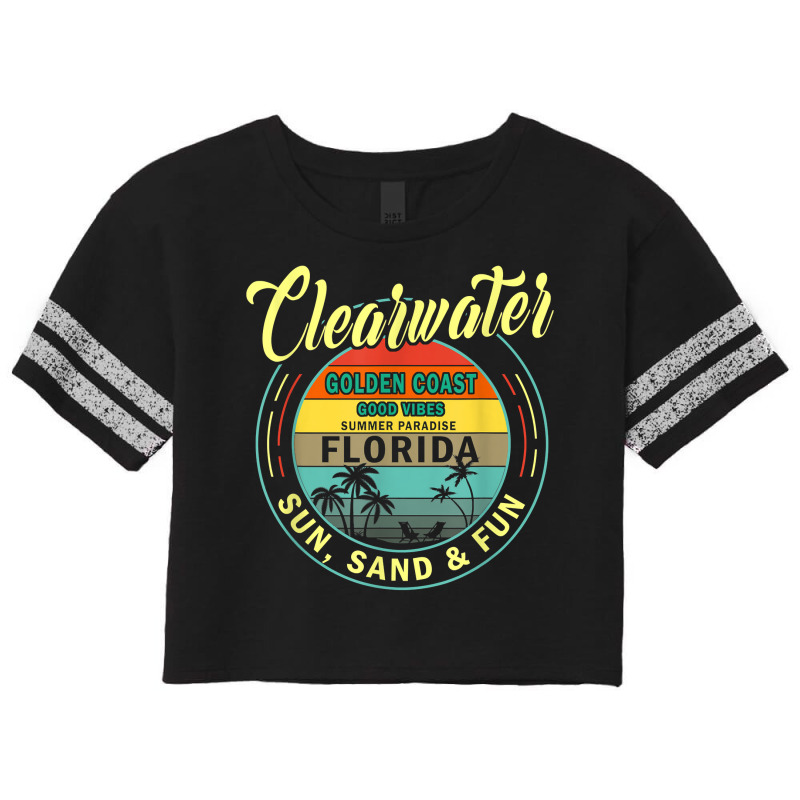 Clearwater Beach Florida   Summer Clearwater Beach T Shirt T Shirt Scorecard Crop Tee by franceskagilland | Artistshot