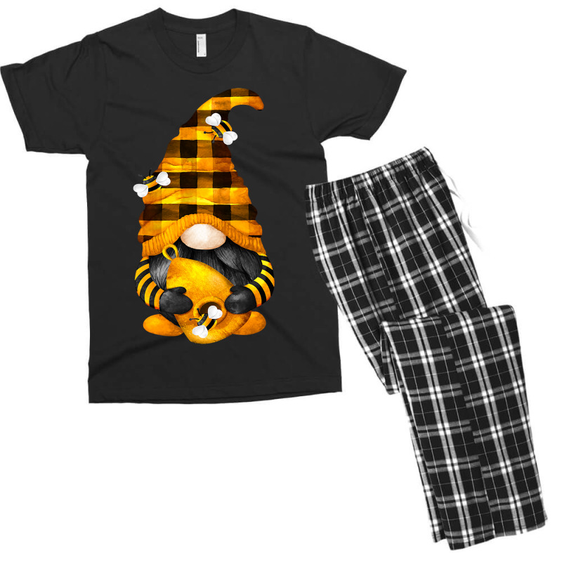 Bee Cute Honey Bee Gnome For Xmas Matching Couple & Beekeeper 188 Beek Men's T-shirt Pajama Set | Artistshot