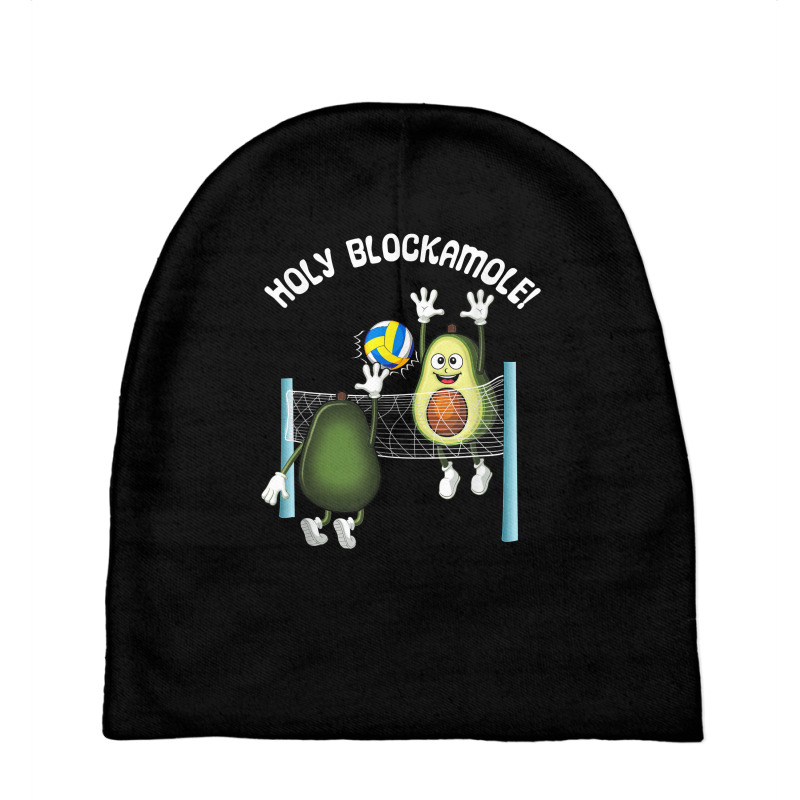 Holy Blockamole! Guacamole Player Blocker Volleyball T Shirt Baby Beanies by tandonwelters | Artistshot