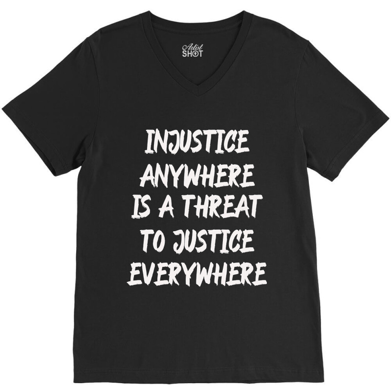 Mlk Quote  Martin Luther King Jr Day  Black History Month V-Neck Tee by Hoangduong | Artistshot