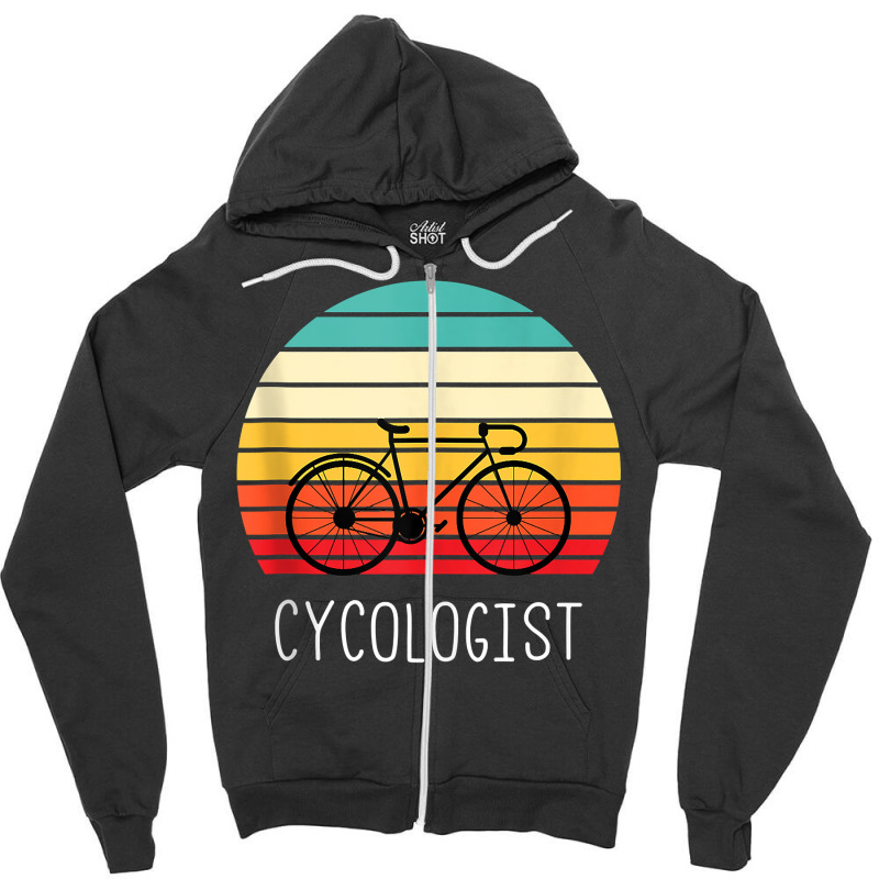 Cycologist   Funny Vintage Cycling & Cyclist Gift Tank Top Zipper Hoodie | Artistshot