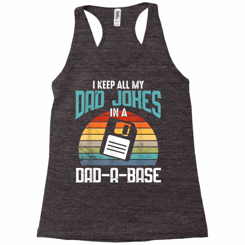 Funny Dad Jokes Database Pun Best Dad Humor Fathers Day T Shirt Racerback Tank by alayziahollars | Artistshot