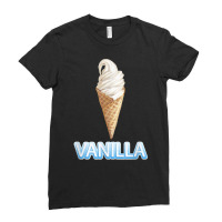 Love Vanilla Ice Cream   Waffle Cone Funny Gift T Shirt Ladies Fitted T-shirt | Artistshot