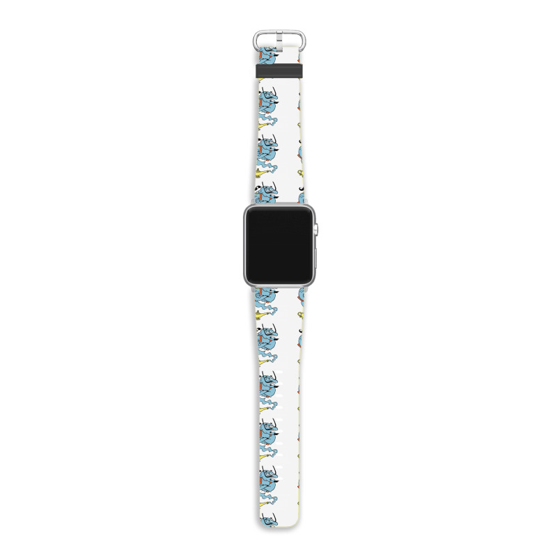 Alaaddin's Magic Lamp Blue Genie Apple Watch Band | Artistshot