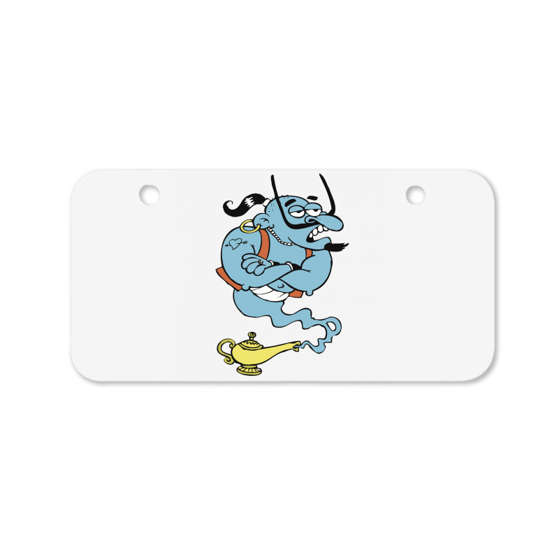 Alaaddin's Magic Lamp Blue Genie Bicycle License Plate | Artistshot