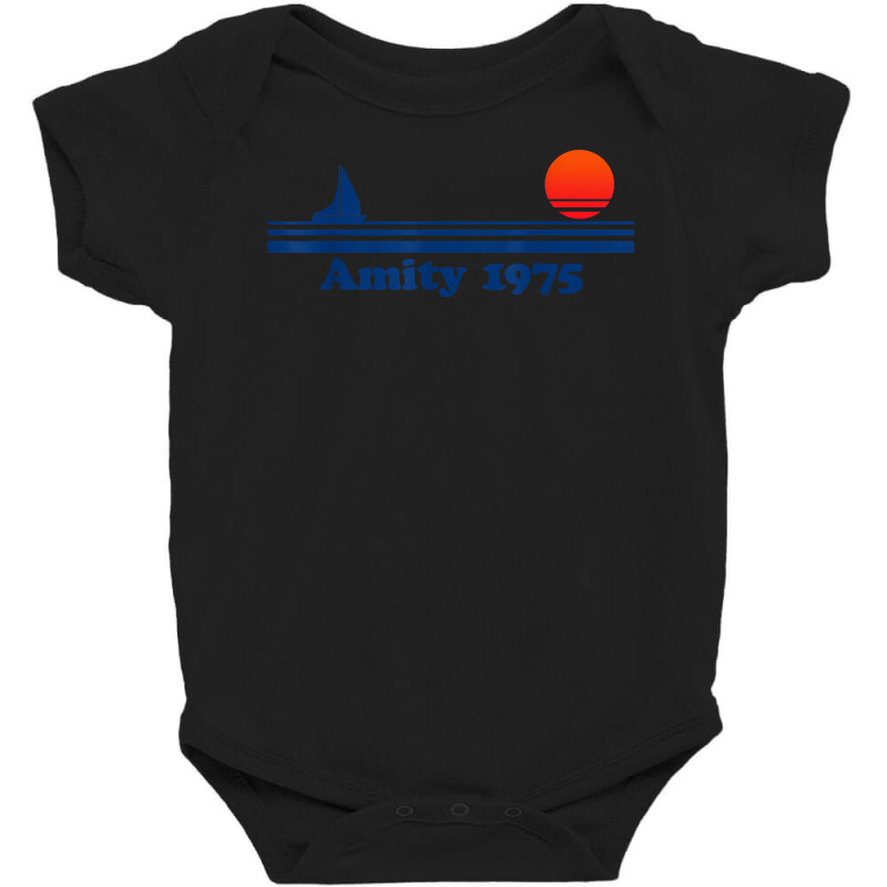 Funny Amity Island Bait And Tackle Retro Fishing T Shirt Baby Bodysuit by nayarilorenzi | Artistshot