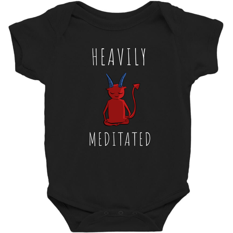 Heavily Meditated Baby Bodysuit by Cypryanus | Artistshot