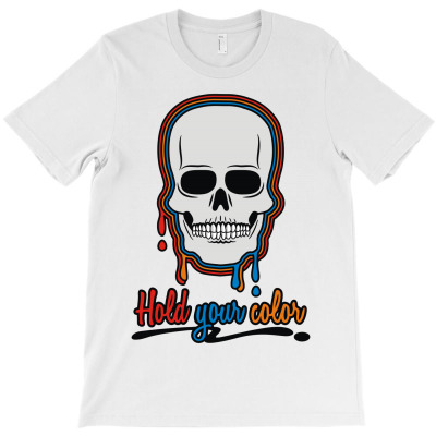 Color Skull T-shirt Designed By Resi Saloso