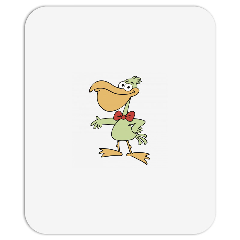 Cartoon Pelican With Red Bow Tie 01 Mousepad | Artistshot