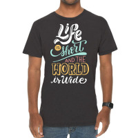 Life & World Vintage T-shirt | Artistshot