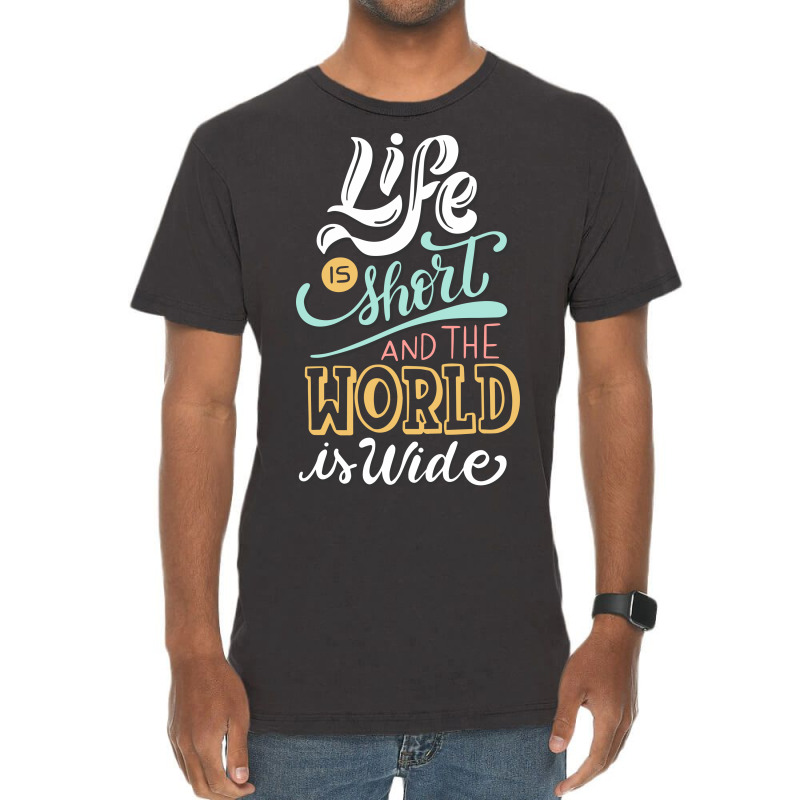 Life & World Vintage T-shirt | Artistshot