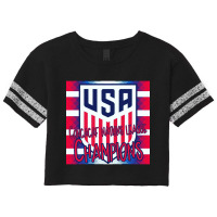 Usmnt Champions T Shirt Scorecard Crop Tee | Artistshot