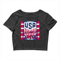 Usmnt Champions T Shirt Crop Top | Artistshot