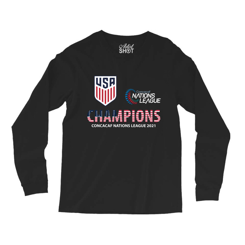 Usa Champion Concacaf Nations League 2021 Long Sleeve Shirts | Artistshot