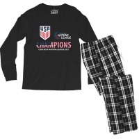 Usa Champion Concacaf Nations League 2021 Men's Long Sleeve Pajama Set | Artistshot