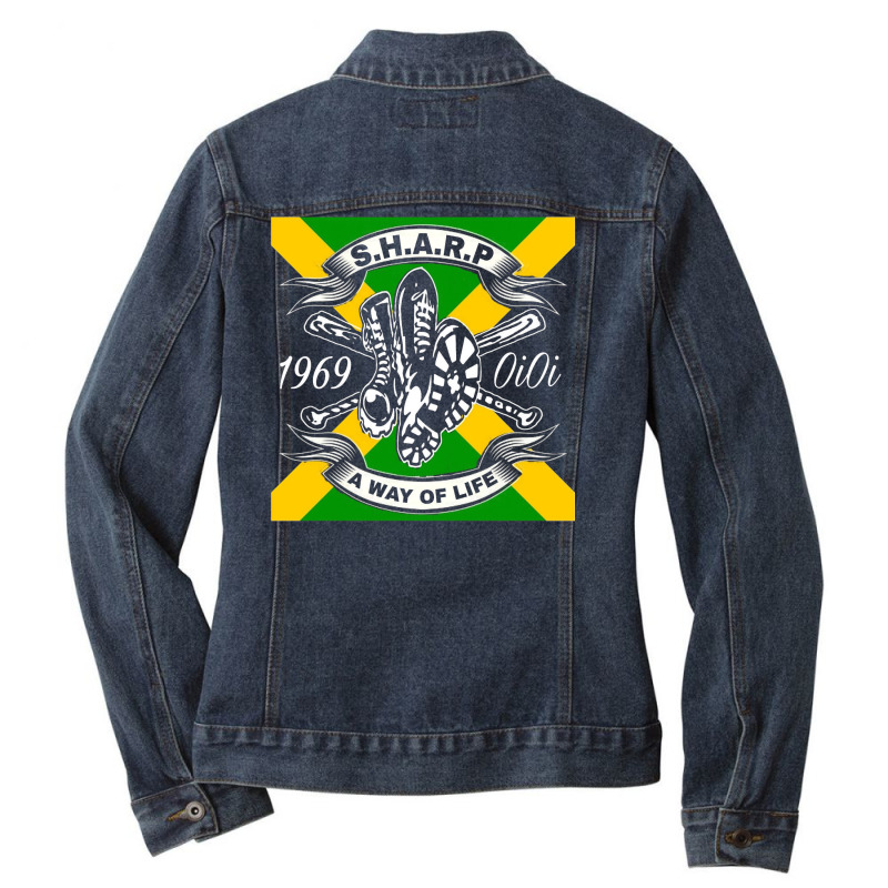 Skinhead A Way Of Life Ladies Denim Jacket by st12sucks | Artistshot