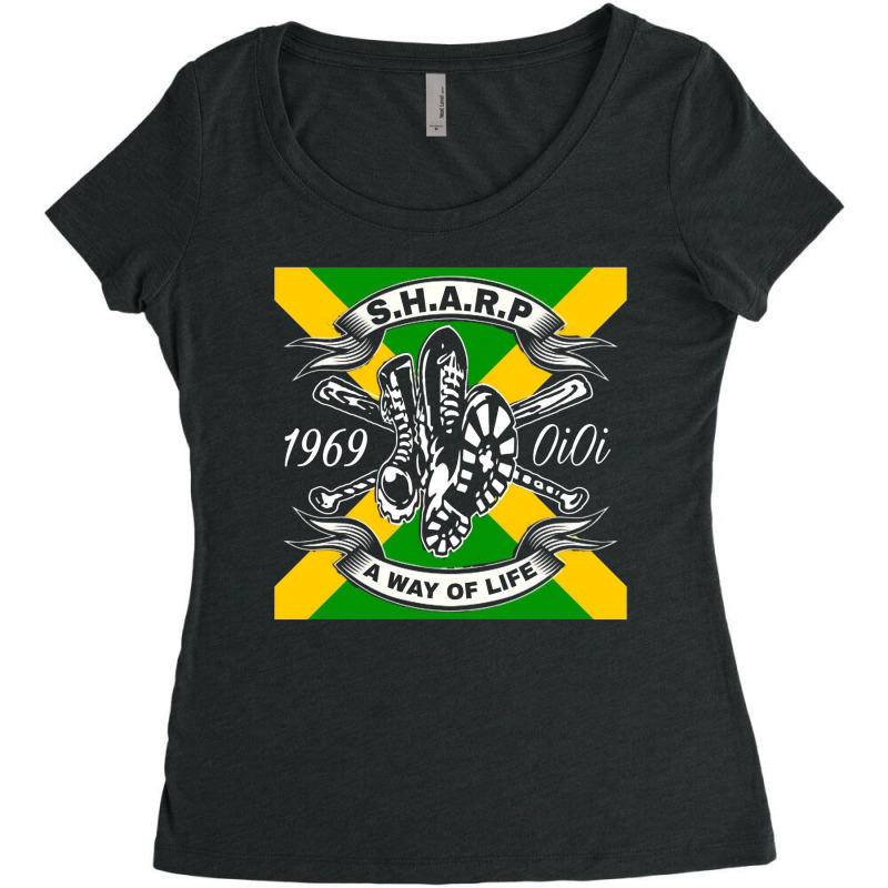 Skinhead A Way Of Life Women's Triblend Scoop T-shirt by st12sucks | Artistshot