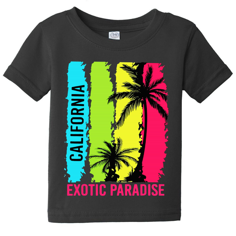 California Paradise Baby Tee by William Art | Artistshot