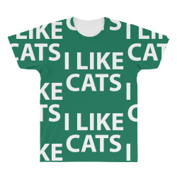 I Like Cats All Over Men's T-shirt | Artistshot