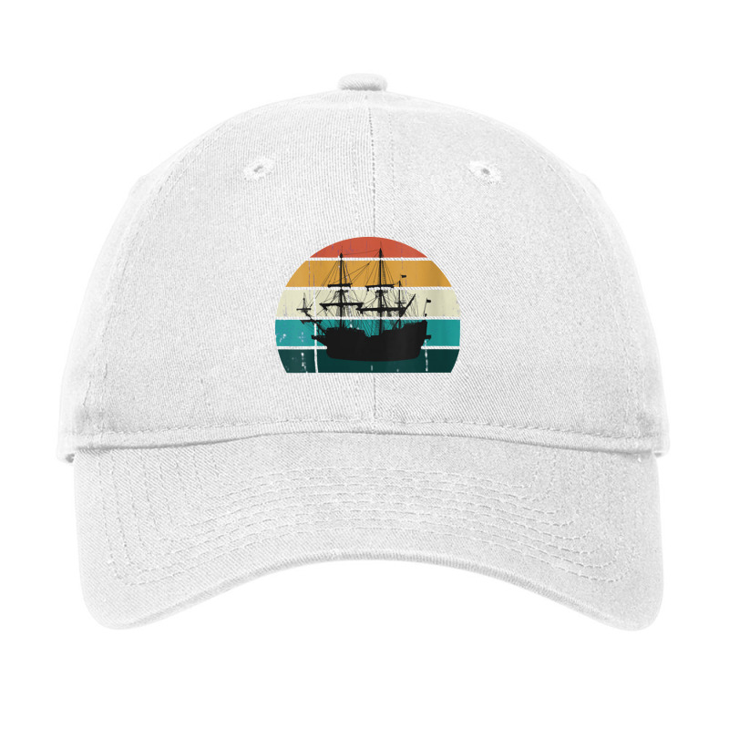 Cool Sunset Sailing Boat Adjustable Cap | Artistshot