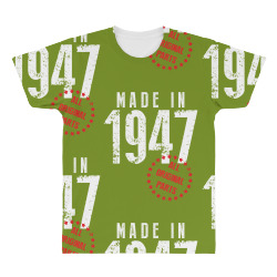 Made In 1947 All Original Parts All Over Men's T-shirt | Artistshot