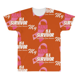 My Nana Is A Survivor All Over Men's T-shirt | Artistshot