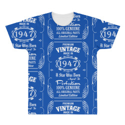 Premium Vintage Made In 1947 All Over Men's T-shirt | Artistshot