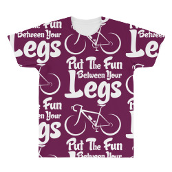 Put The Fun Between Your Legs All Over Men's T-shirt | Artistshot