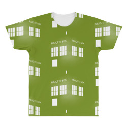 Tardis Doctor Who All Over Men's T-shirt | Artistshot