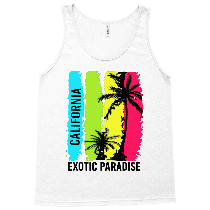 California Paradise Tank Top by William Art | Artistshot