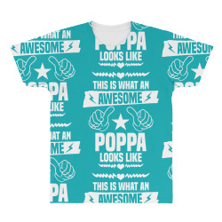 Awesome Poppa Looks Like All Over Men's T-shirt | Artistshot