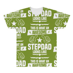 Awesome Stepdad Looks Like All Over Men's T-shirt | Artistshot