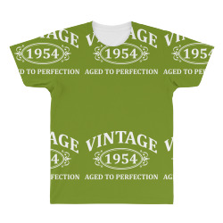 Vintage 1954 Aged to Perfection All Over Men's T-shirt | Artistshot