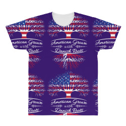 American Grown with Danish roots All Over Men's T-shirt | Artistshot
