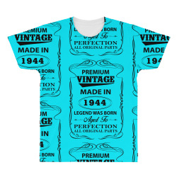 vintage legend was born 1944 All Over Men's T-shirt | Artistshot