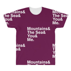 It's Only Mountains & Sea & Prince & Me All Over Men's T-shirt | Artistshot