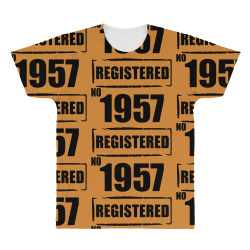registered no 1957 All Over Men's T-shirt | Artistshot