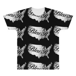 bless it usa map 4th of jully All Over Men's T-shirt | Artistshot