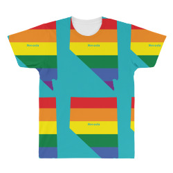 nevada rainbow flag All Over Men's T-shirt | Artistshot