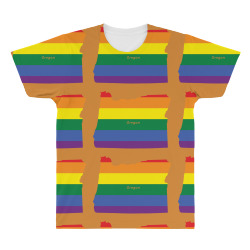 oregen rainbow flag All Over Men's T-shirt | Artistshot