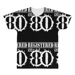 registered no 80 All Over Men's T-shirt | Artistshot