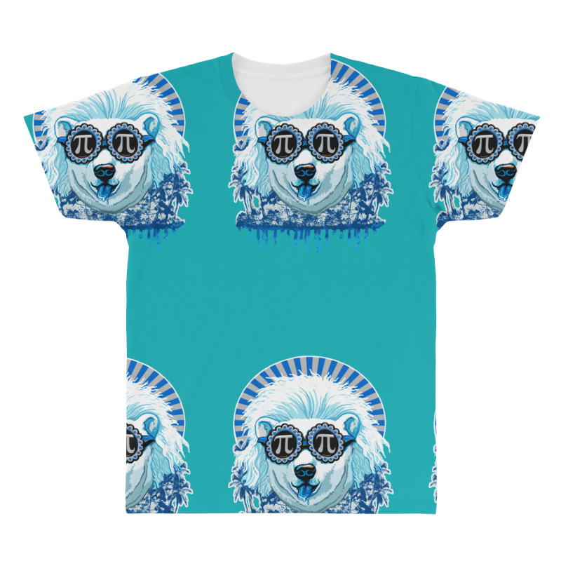 Pi Polar Bear All Over Men's T-shirt | Artistshot