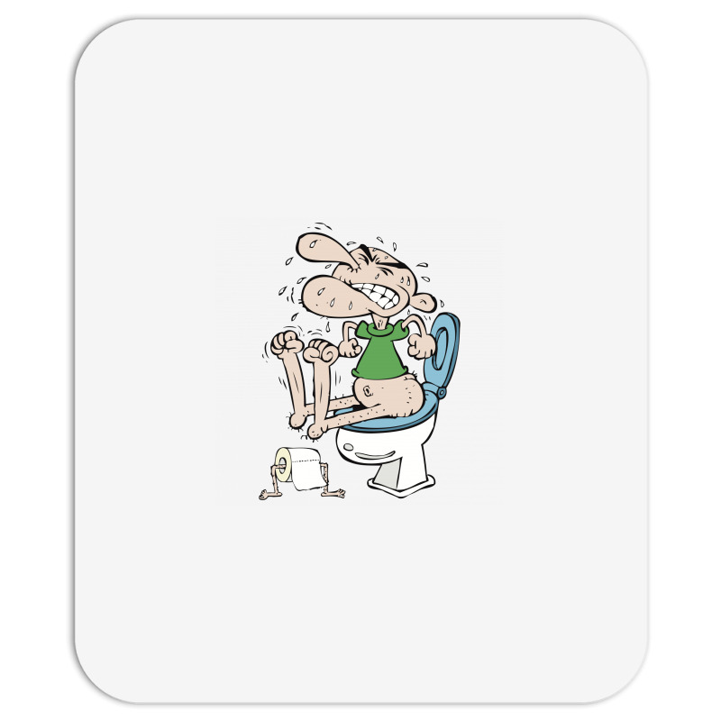 Constipated Man Trying To Shit 01 Mousepad | Artistshot