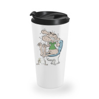 Constipated Man Trying To Shit 01 Travel Mug | Artistshot