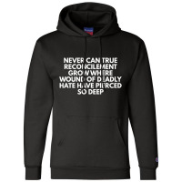 Never Can Tru Reconcielement Champion Hoodie | Artistshot