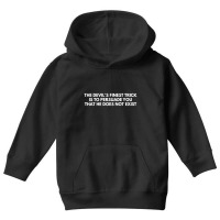 The Devil Finest The Trick Youth Hoodie | Artistshot