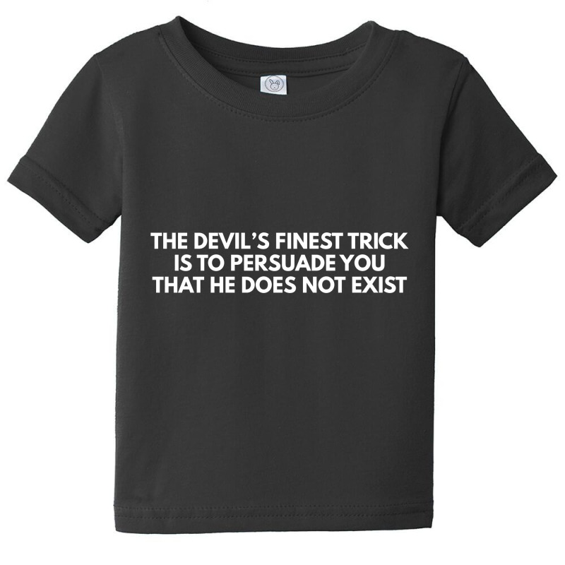 The Devil Finest The Trick Baby Tee by blackacturus | Artistshot