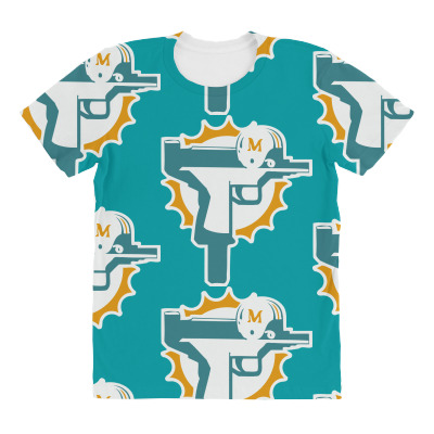 Custom Miami Dolphins Uzi Gun T Shirt Football Jersey Funny, 57% OFF