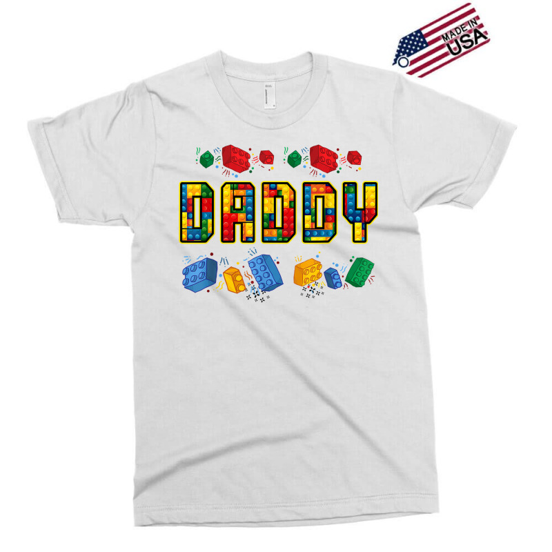 Daddy Brick Builder Funny Blocks Master Builder Dad T Shirt Exclusive T-shirt | Artistshot